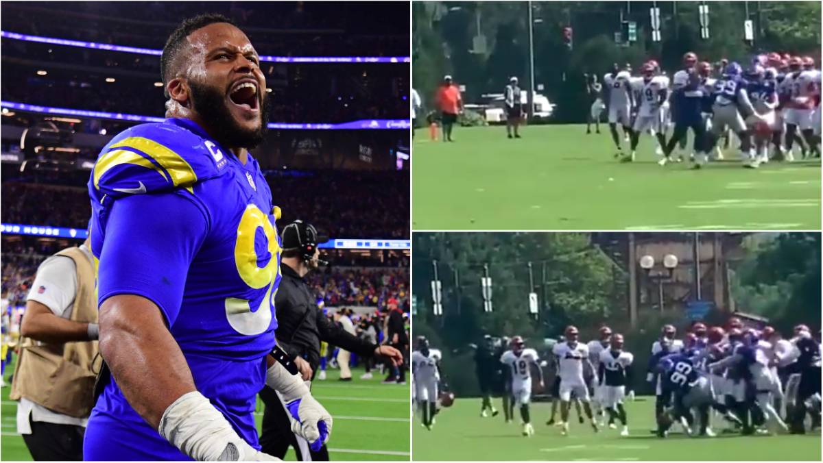 Aaron Donald and the brawl