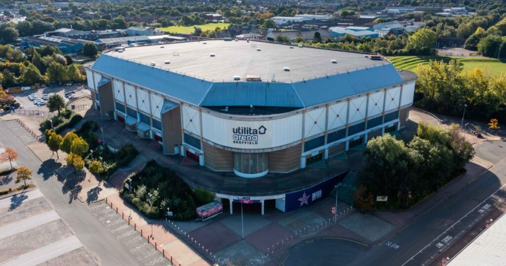 The Utilita Arena in Sheffield 