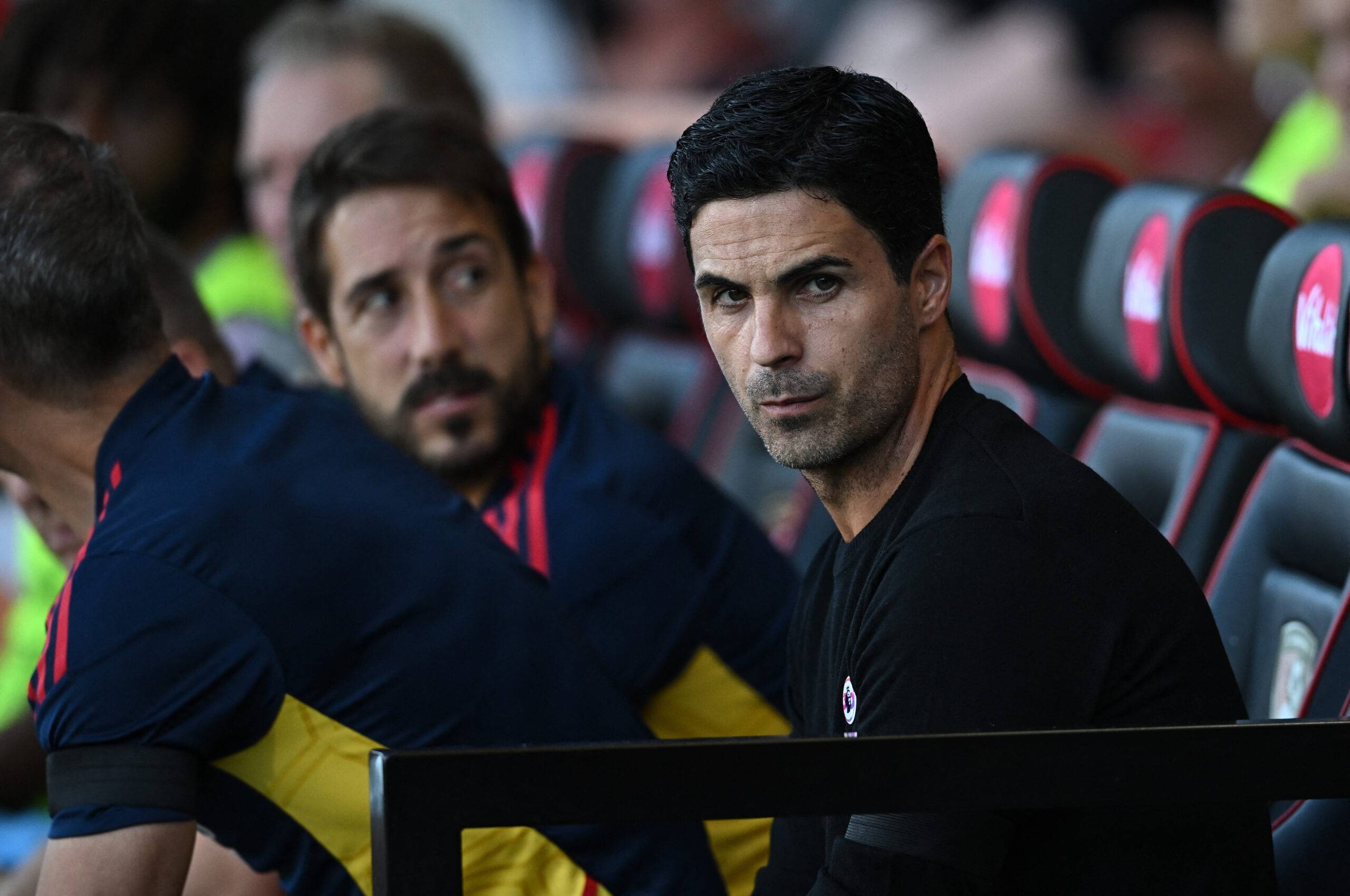 Arsenal manager Mikel Arteta before the match