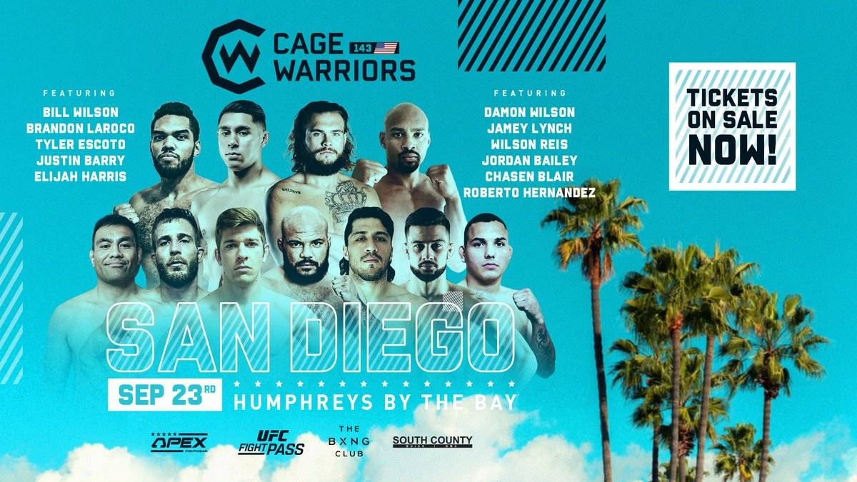 Cage Warriors San Diego 2022