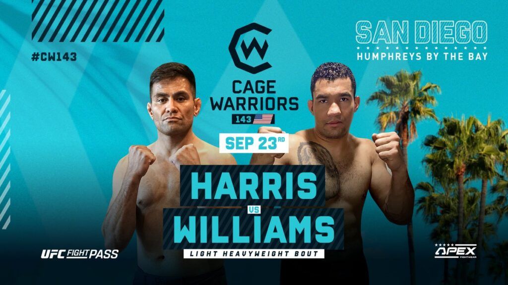 Cage Warriors San Diego Harris vs Williams