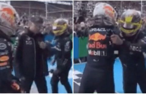 Lewis Hamilton & Max Verstappen wholesome moment at Hungarian GP