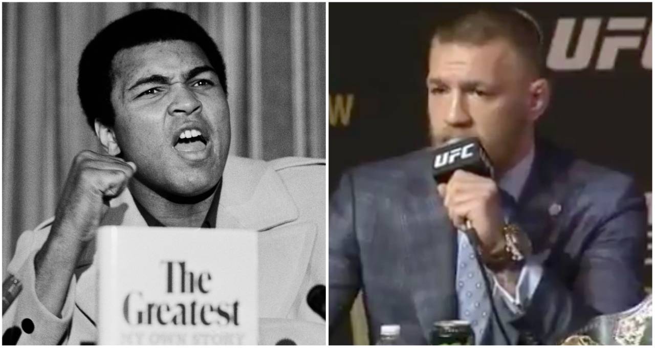 Conor McGregor's humble reaction to Muhammad Ali comparison in 2016