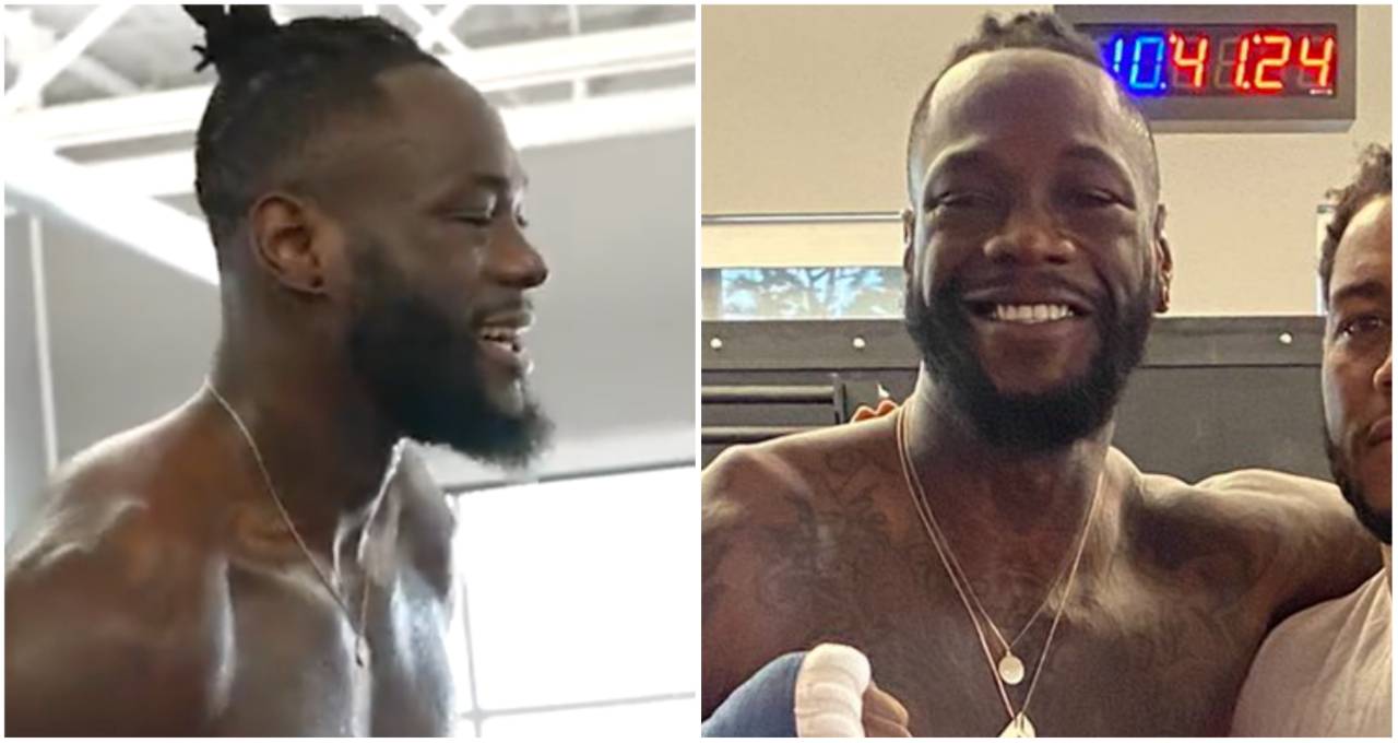 Deontay Wilder: Topless photo emerges showing thinner physique