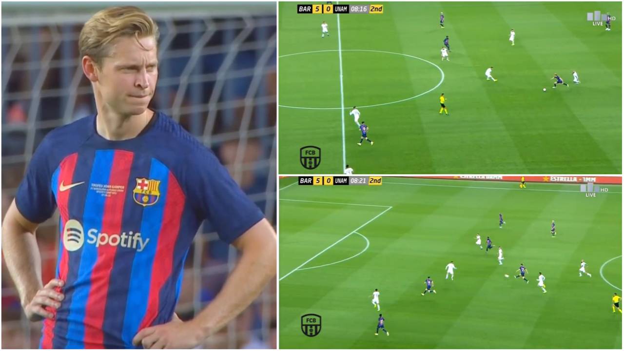 Frenkie de Jong goes viral for world-class moment of quality during Barcelona 6-0 Pumas