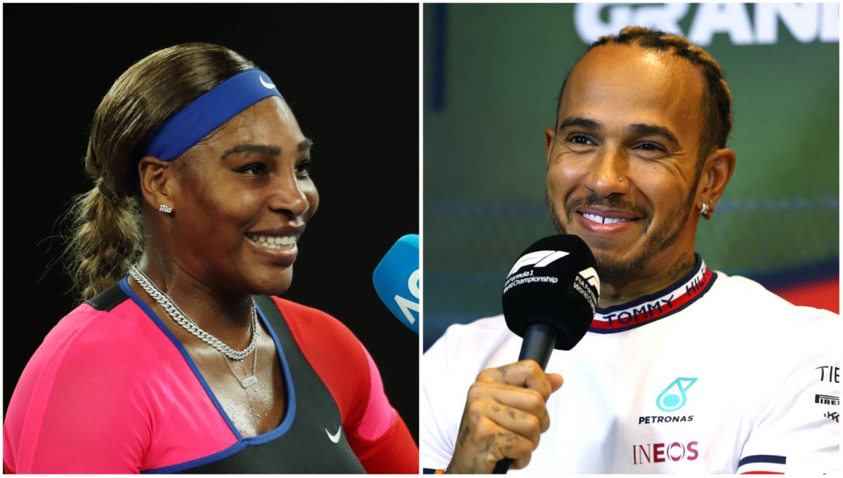 Serena Williams and Lewis Hamilton