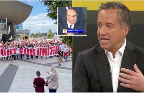 Sky Sports reporter praised by Man Utd fans for ‘speaking facts’ about the Glazers on live TV