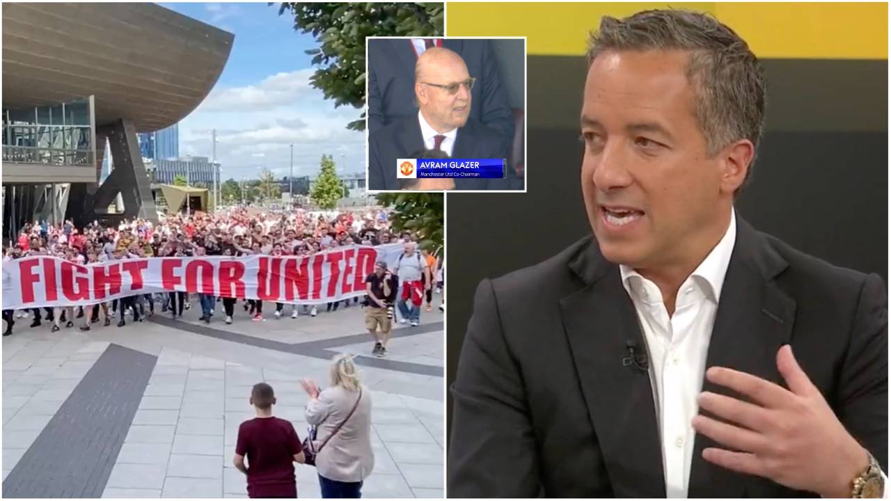 Sky Sports reporter praised by Man Utd fans for ‘speaking facts’ about the Glazers on live TV