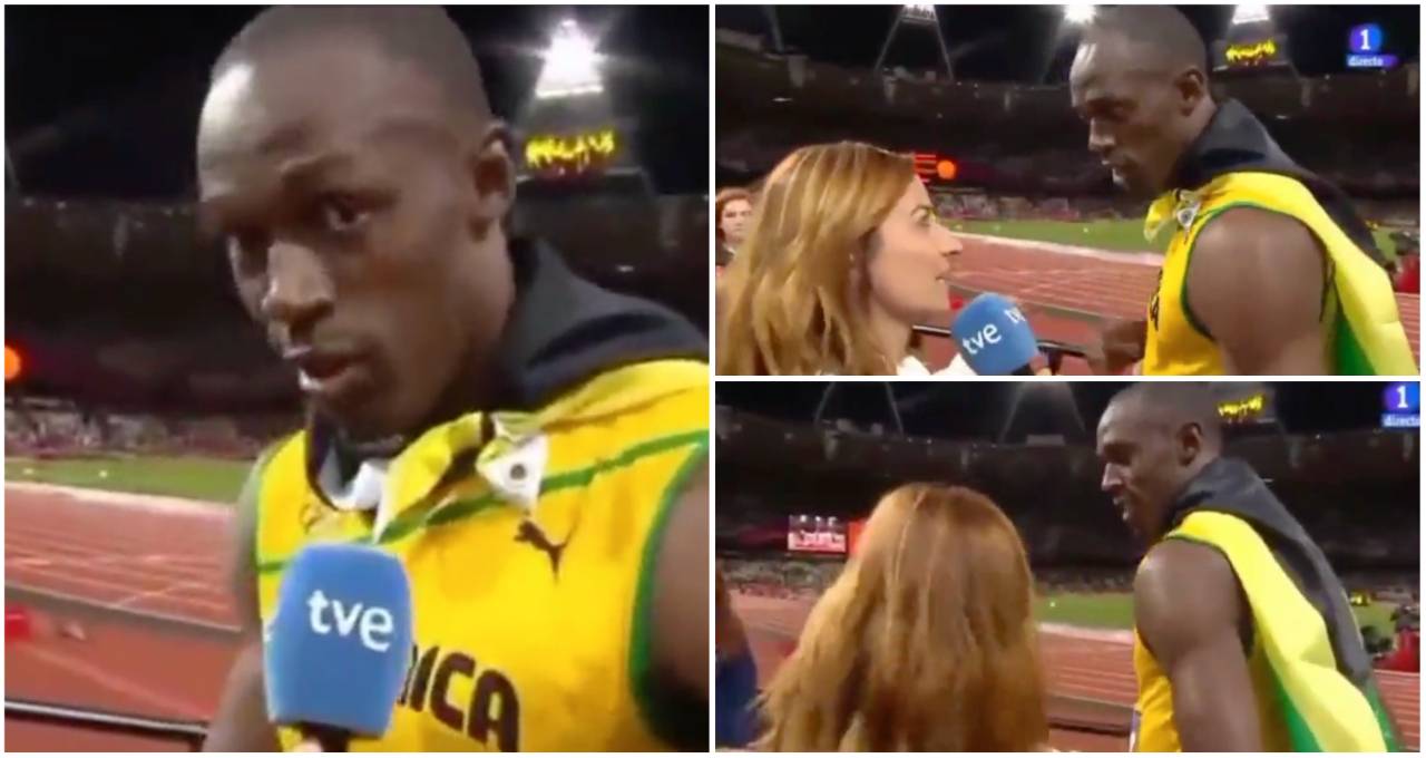 Usain Bolt showed he's a class act by cutting interview for national anthem