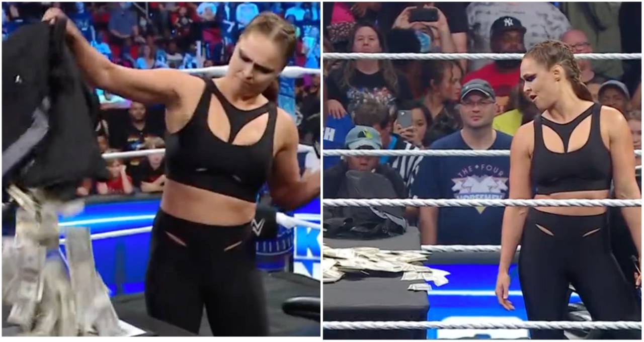 Ronda Rousey 'doubles' her WWE SummerSlam fine with SmackDown showing