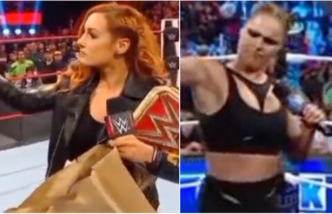 Ronda Rousey copied one of Becky Lynch's segments