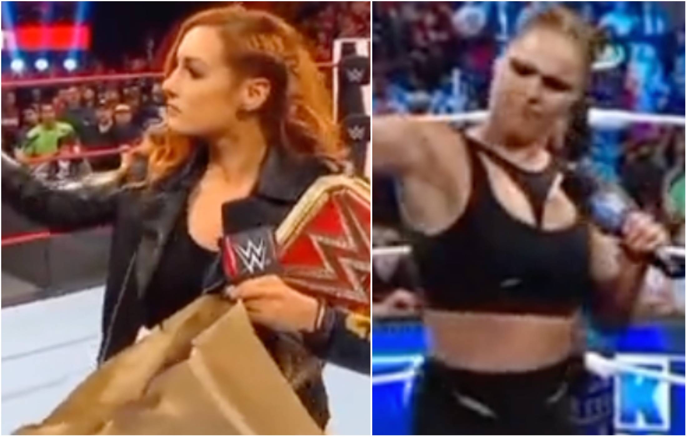 Ronda Rousey copied one of Becky Lynch's segments