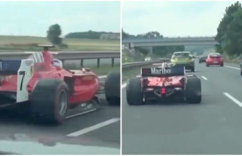 Police looking for person driving an old GP2 car on the highway