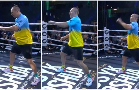 Oleksandr Usyk vs Anthony Joshua 2: Ukrainian's insane reflexes in four coin trick