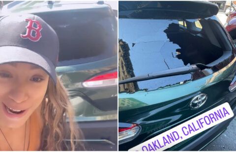Sasha Banks had her car broken into this week in California