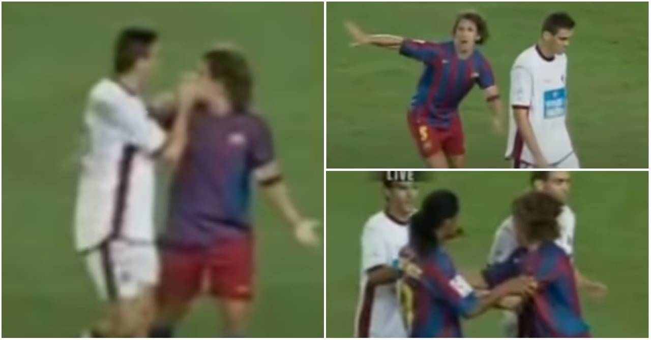 Carles Puyol slap reaction
