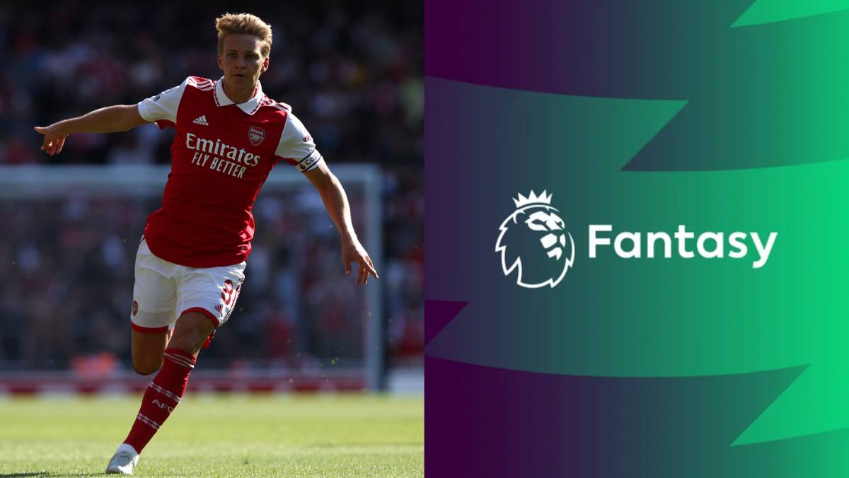Martin Odegaard and FPL Logo