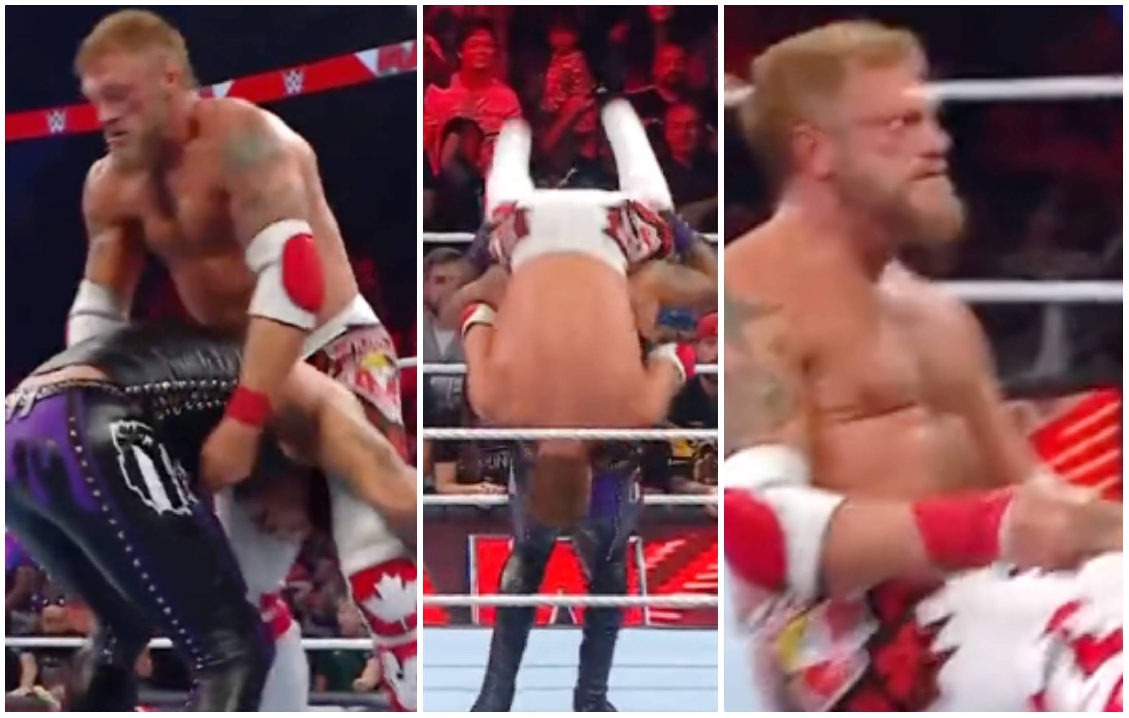 Edge hit an insane Canadian Destroyer on WWE Raw