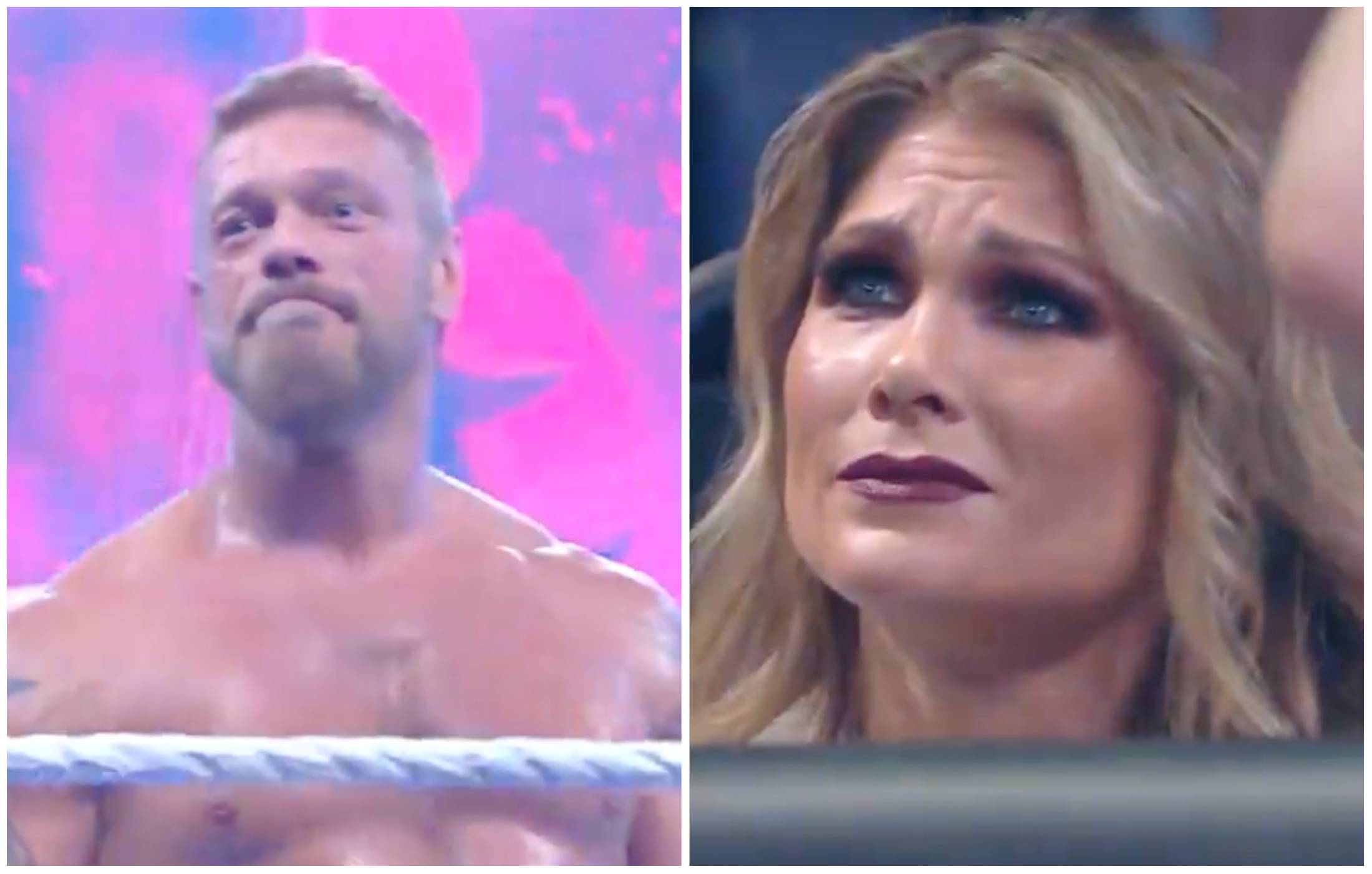 Edge was seriously emotional before his match on WWE Raw