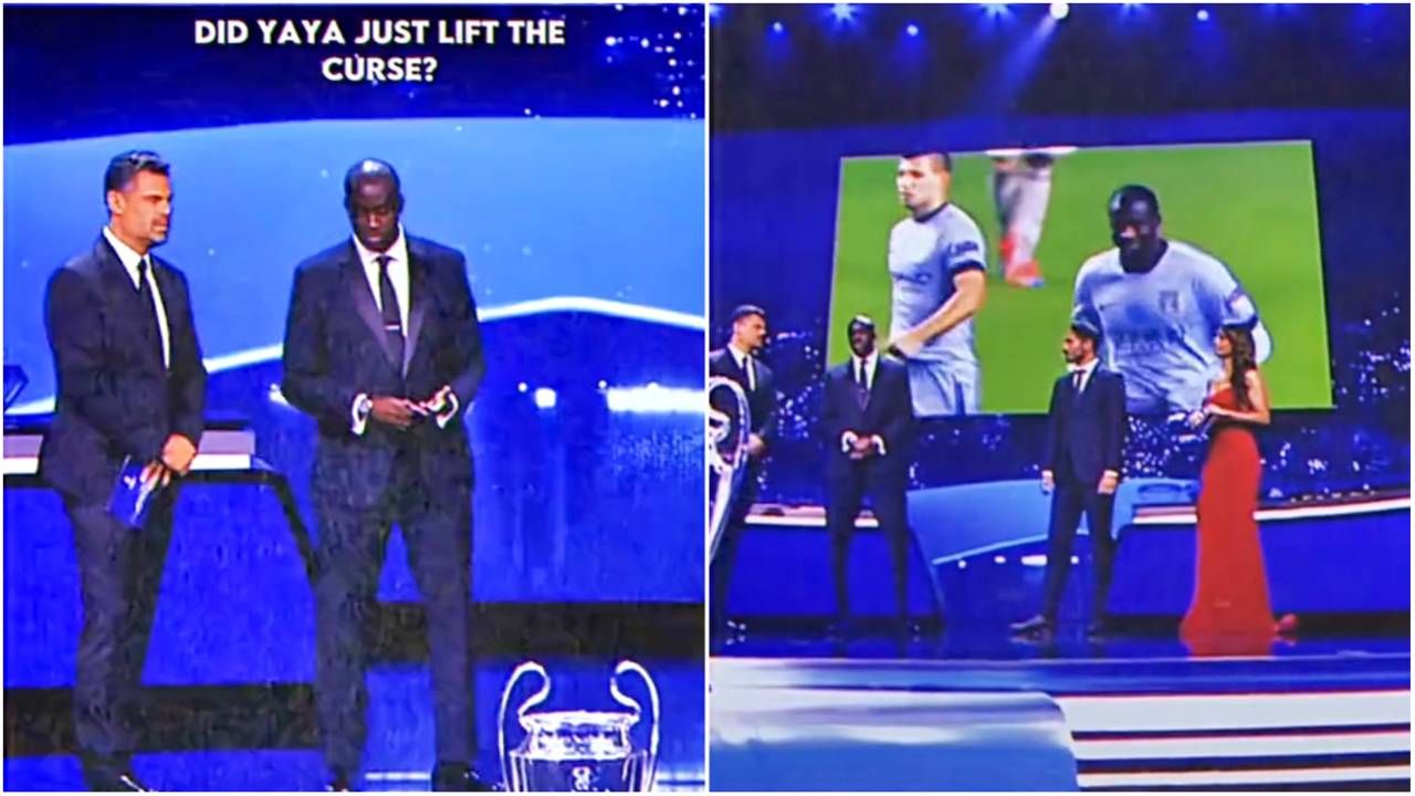 Man City fans think Yaya Toure finally lifted ‘curse’ during Champions League draw