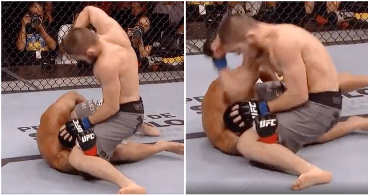Khabib Nurmagomedov savage moment from UFC career & referee doing nothing