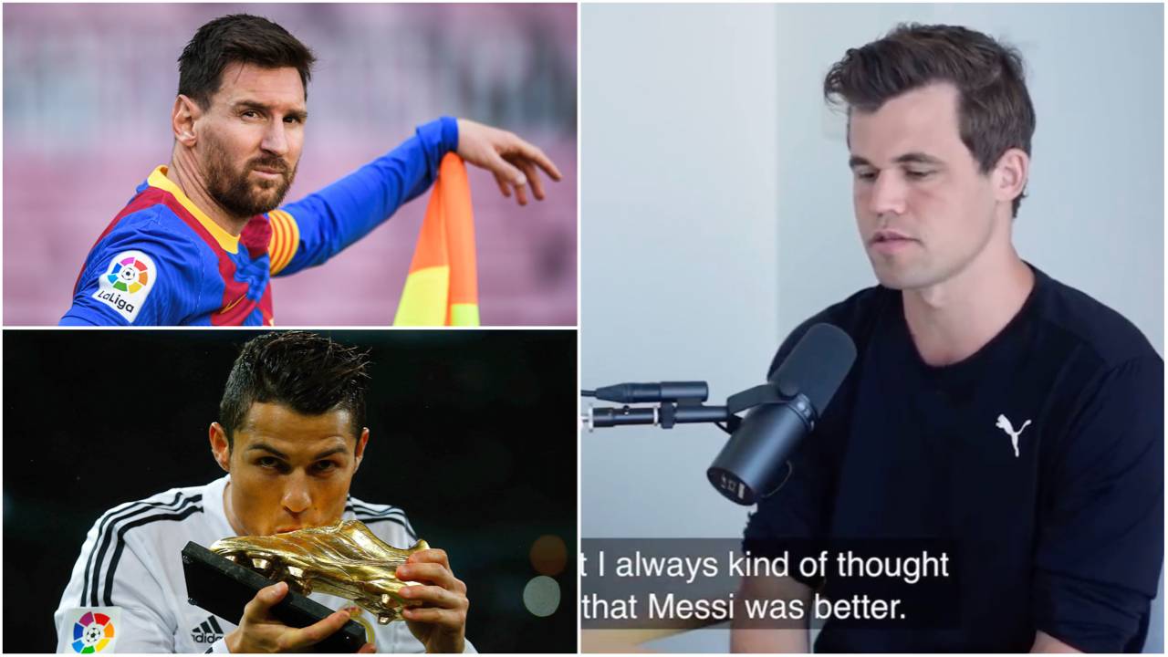 Chess GOAT and Real Madrid fan Magnus Carlsen forced to say Ronaldo was his favourite player