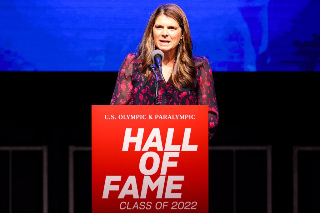 Mia Hamm at 2022 Hall of Fame