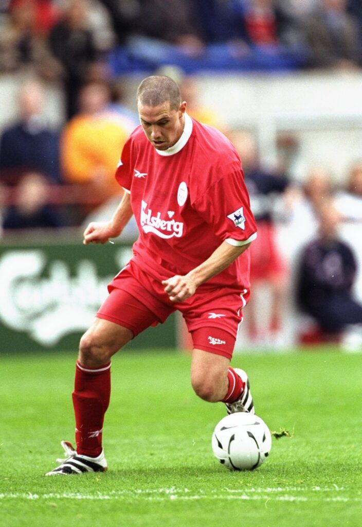Dundee in action for Liverpool