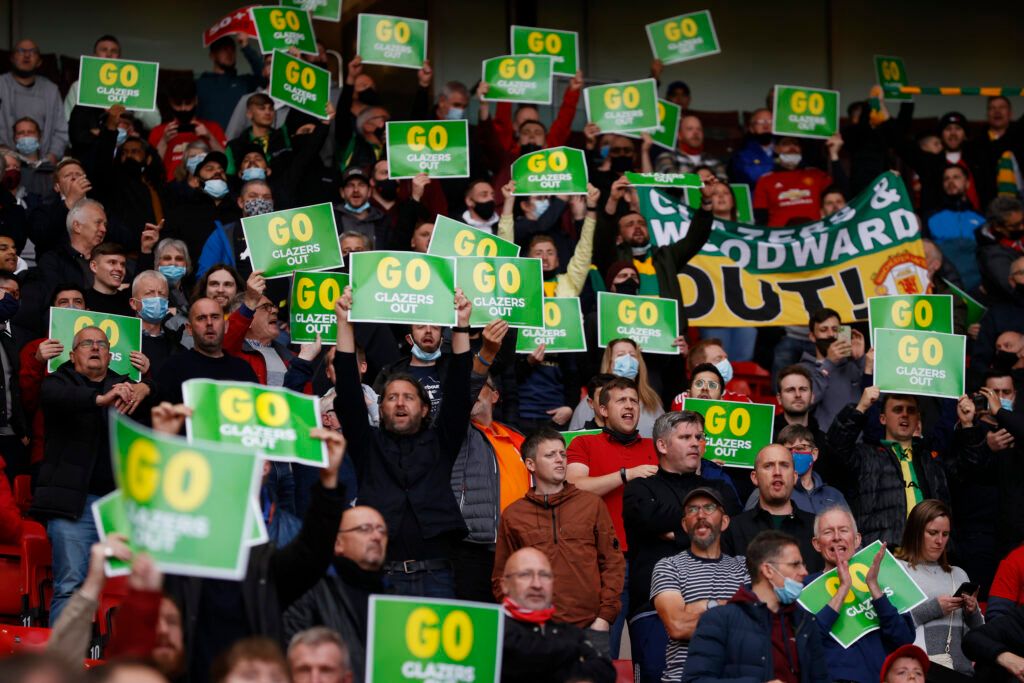 Glazer out protests at Man Utd