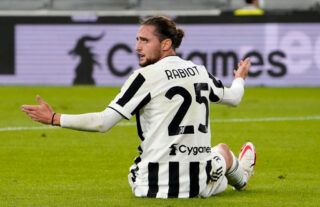 Adrien Rabiot in action for Juventus