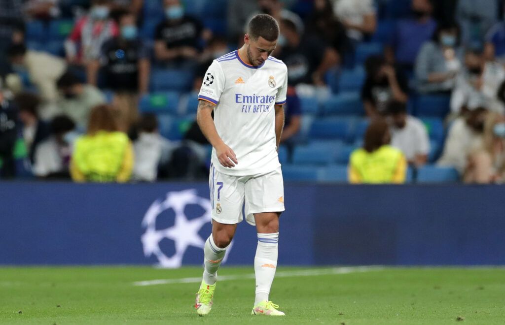 Hazard struggling at Real Madrid