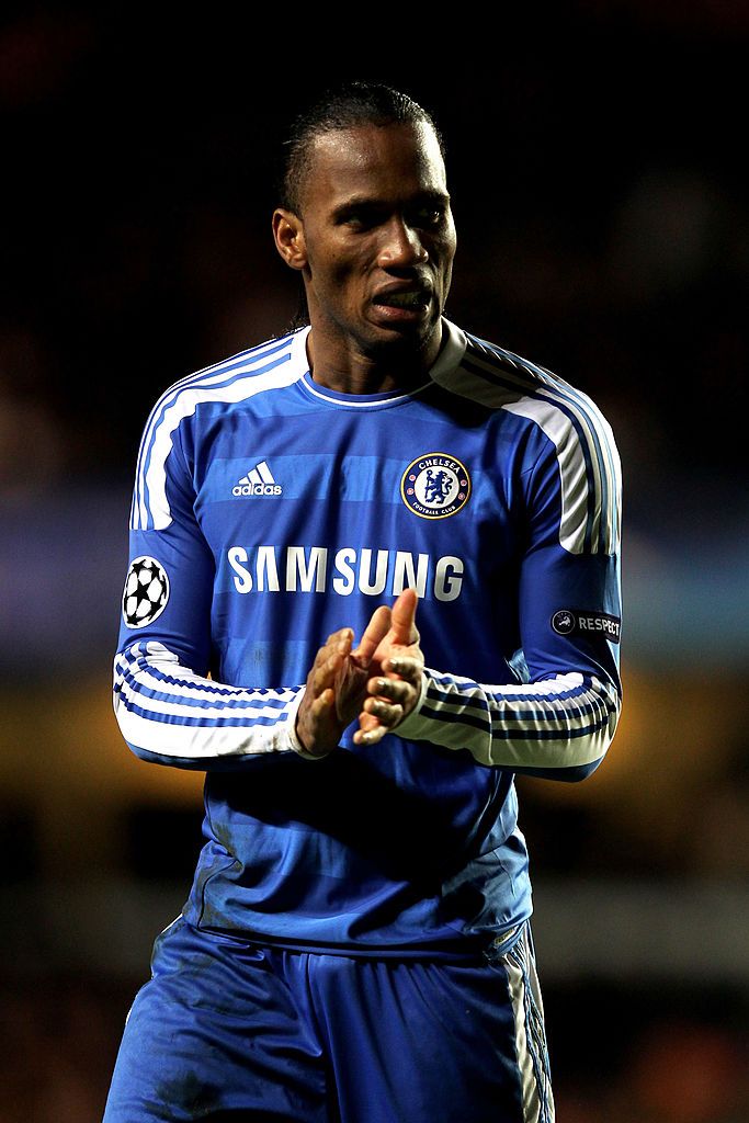 Didier Drogba in action for Chelsea
