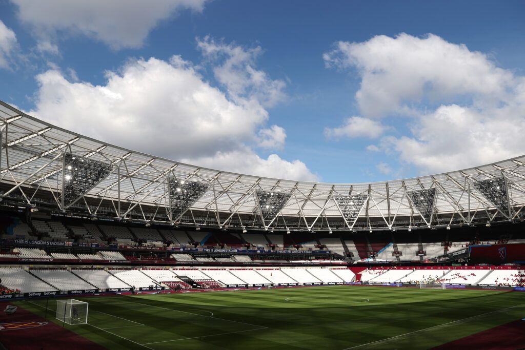A general view inside the London stadium 