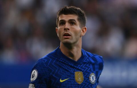 Christian Pulisic in action for Chelsea