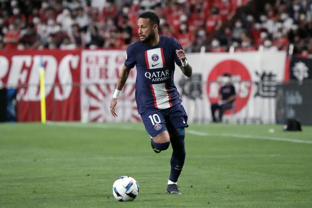 Neymar Jr of Paris Saint-Germain in action