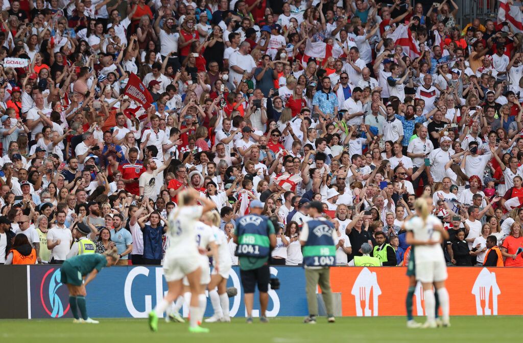 England-Anhänger in Wembley