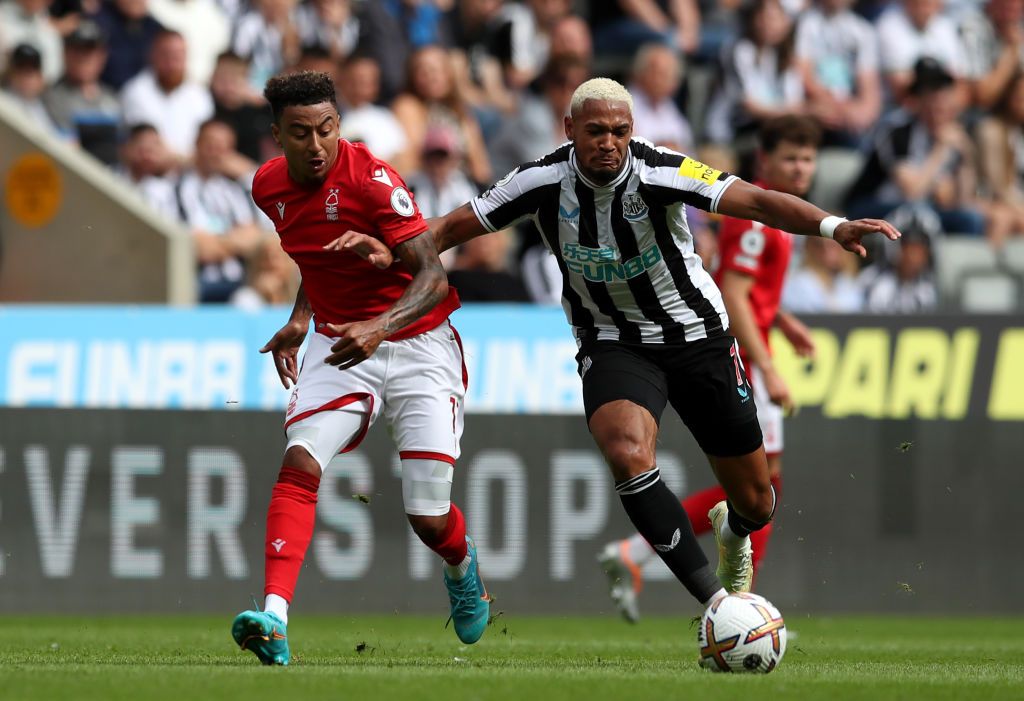 Jesse Lingard in action for Nottingham Forest vs Newcastle