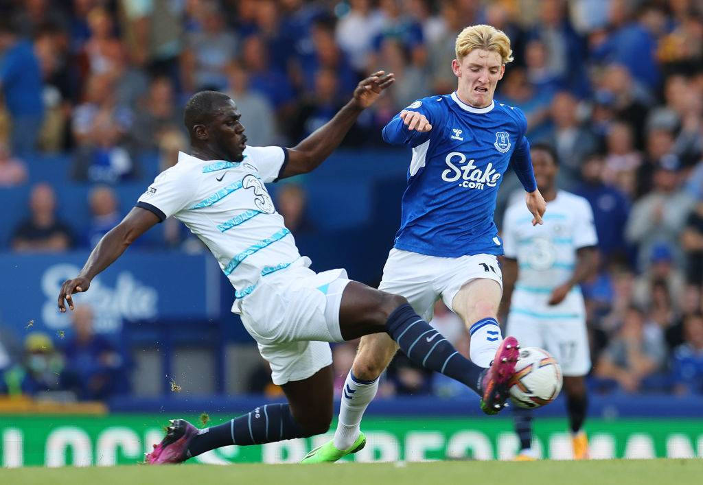 Kalidou Koulibaly in action for Chelsea vs Everton