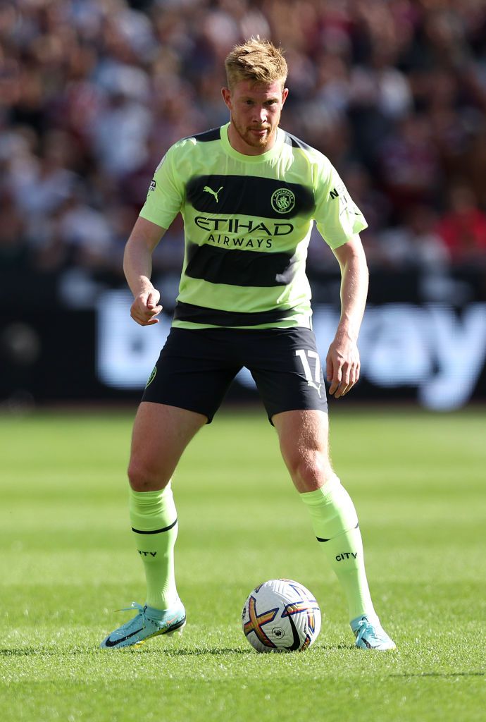 Kevin De Bruyne in action for Manchester City
