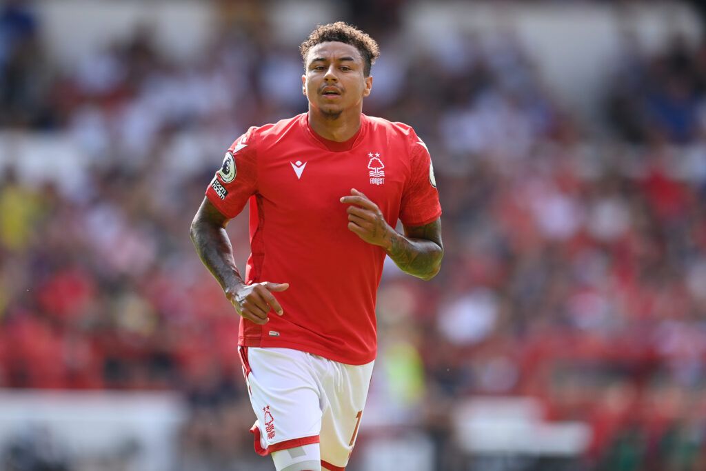 Jesse Lingard of Notts Forest in action during the Premier League match 