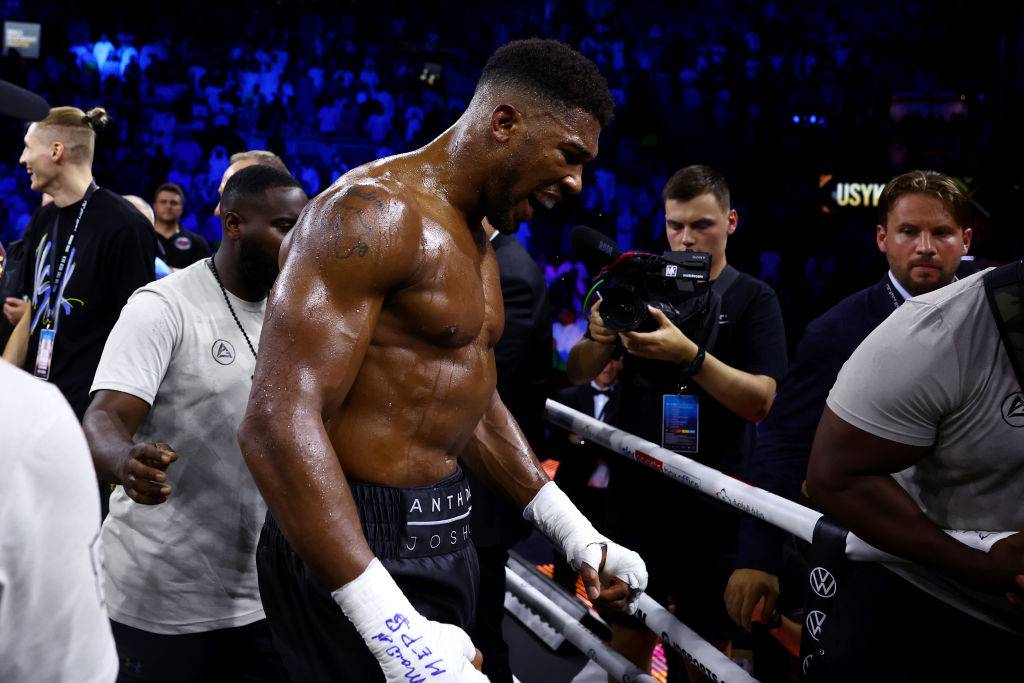 Anthony Joshua fumes after his loss to Oleksandr Usyk