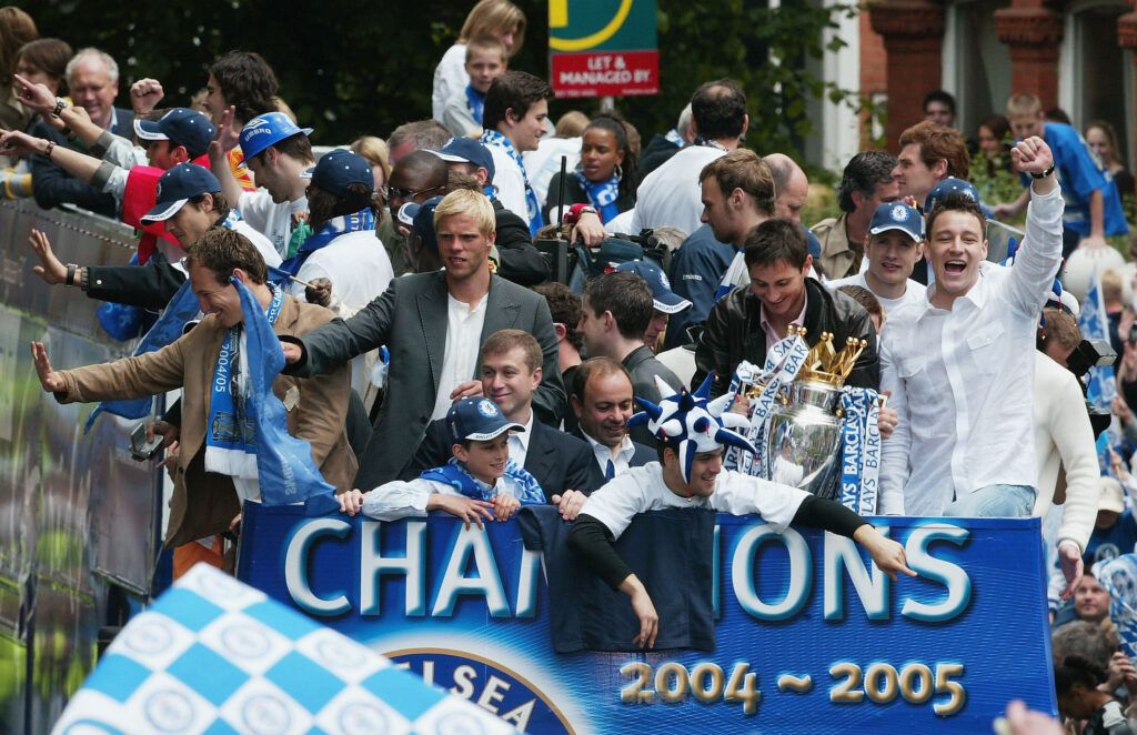 Chelsea after winning the 2004/05 Premier League