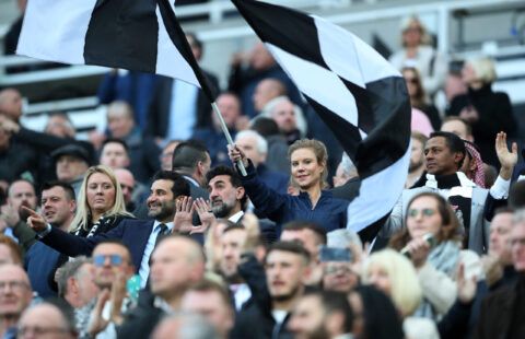 Newcastle United co-owners in the stands