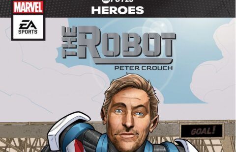 Peter Crouch as "The Robot" in FIFA 23