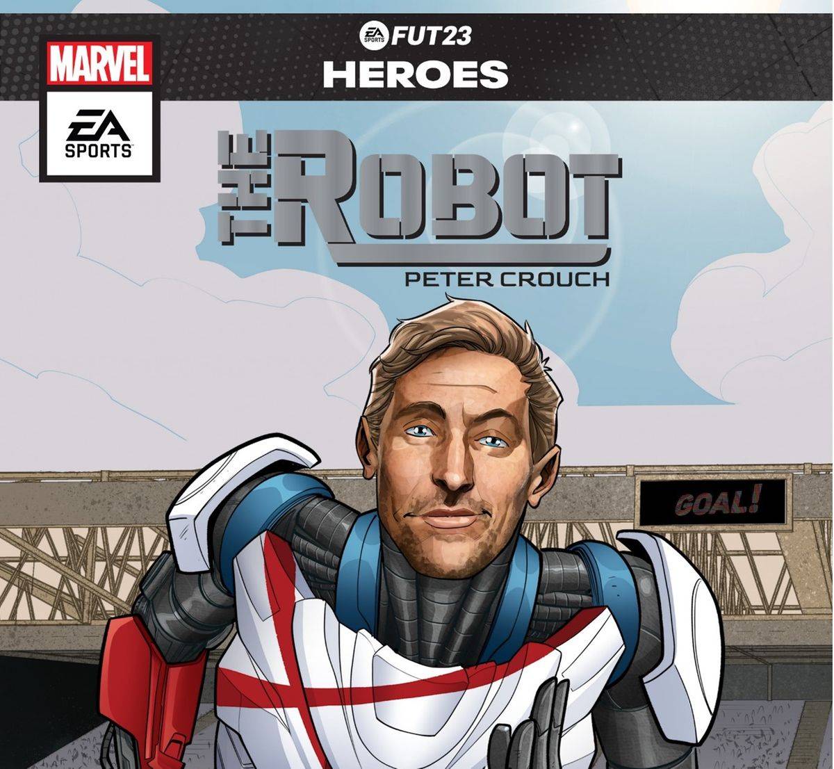 Peter Crouch as "The Robot" in FIFA 23
