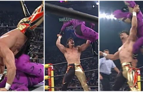 Rey Mysterios Perfect DDT vs Eddie Guerrero At Halloween Havoc 1997