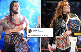 WWE: Becky Lynch's brutal six-word tweet about Roman Reigns' title run