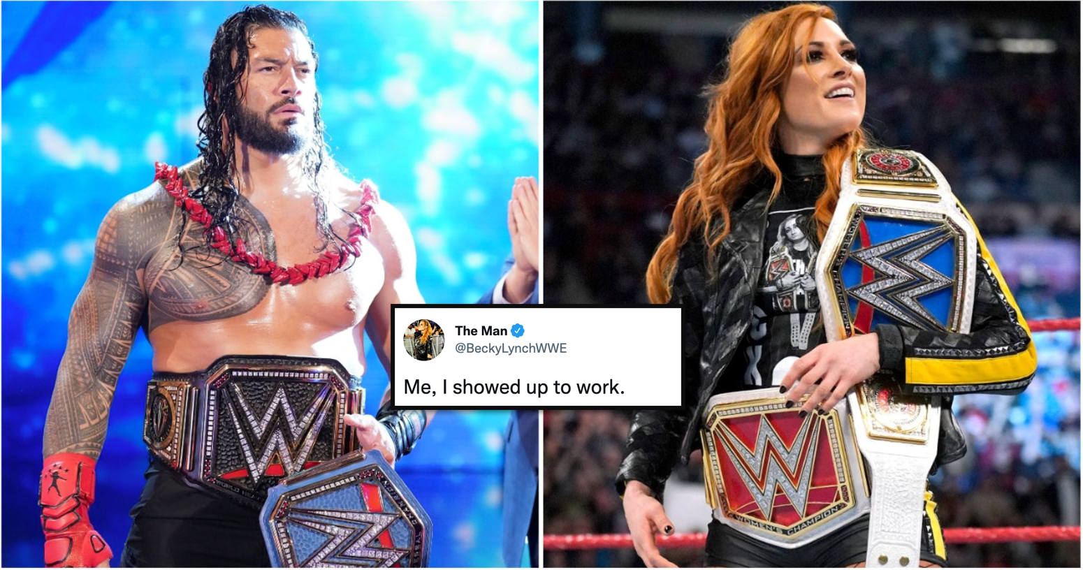 WWE: Becky Lynch's brutal six-word tweet about Roman Reigns' title run