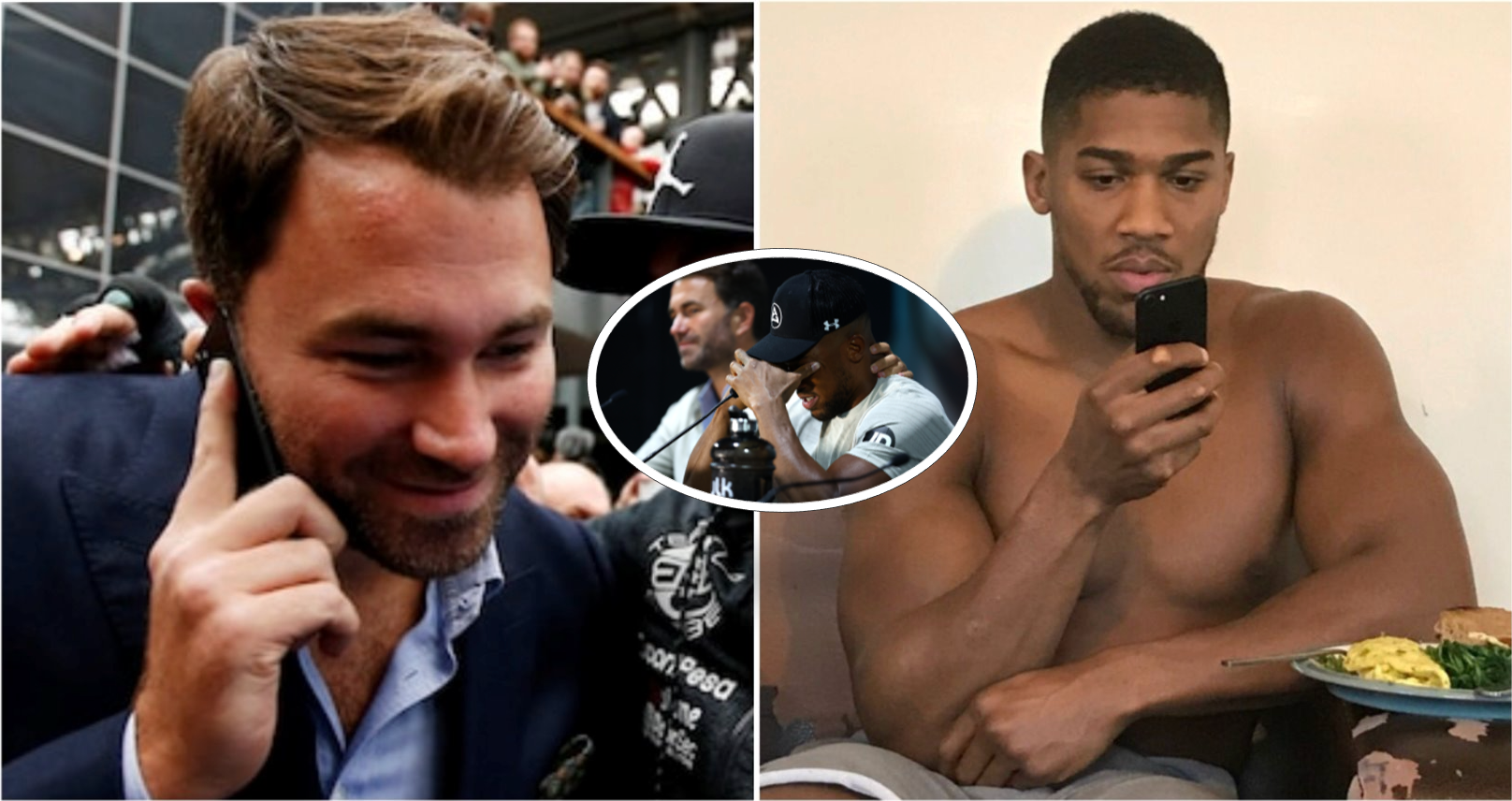 Eddie Hearn details hour-long call with Anthony Joshua after Oleksandr Usyk loss