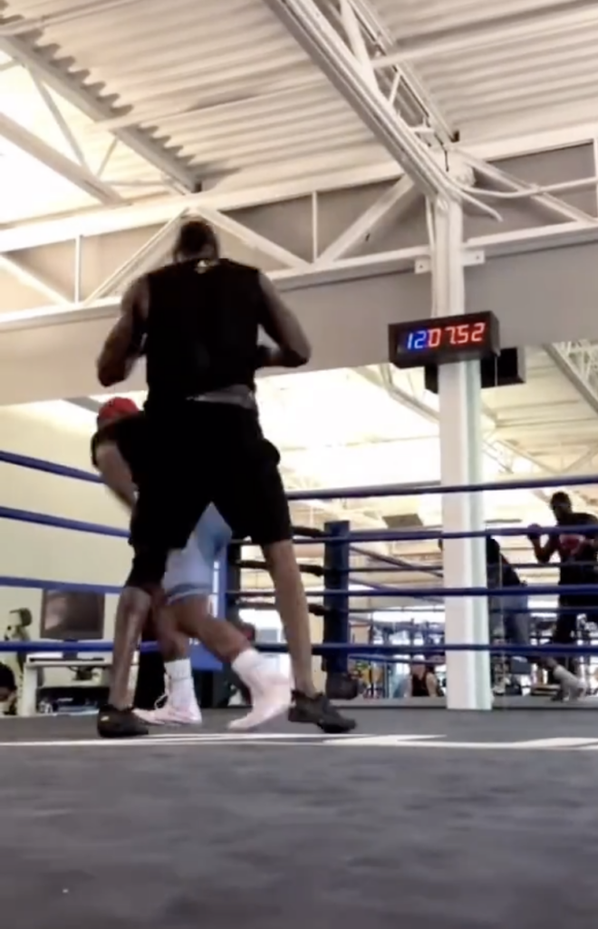 Deontay Wilder's legs have stunned fans again in new training footage